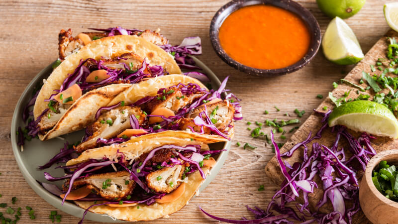 Vegan Cauliflower Birria Tacos