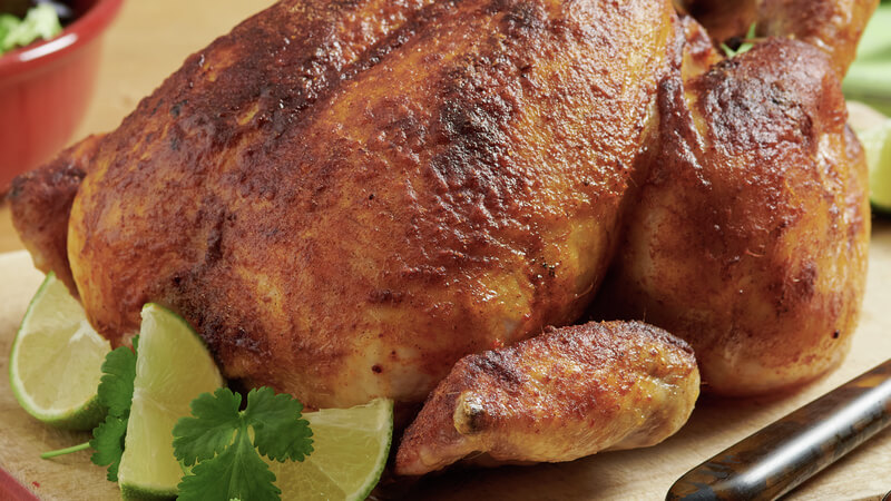 Easy Fajita Roast Chicken