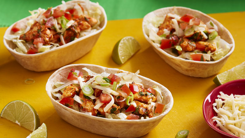 Coriander and Lime Chicken Tacos