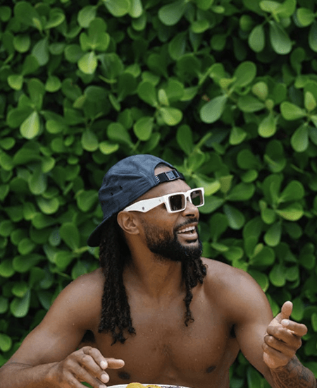 patty mills enjoying in swimming pool