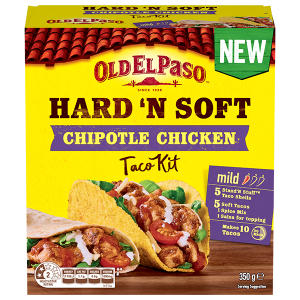 OEP Hard n soft chipotle chicken product packshot
