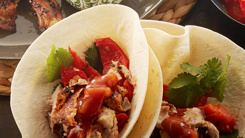 Butterflied Chicken Fajita with Warm Capsicum Salsa Recipe