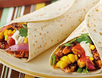 Charred Chicken & Corn Fajitas Recipe