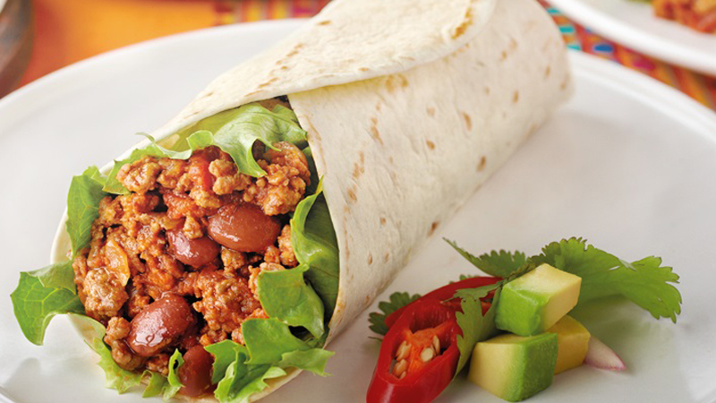 Chili Con Carne Burritos Recipe