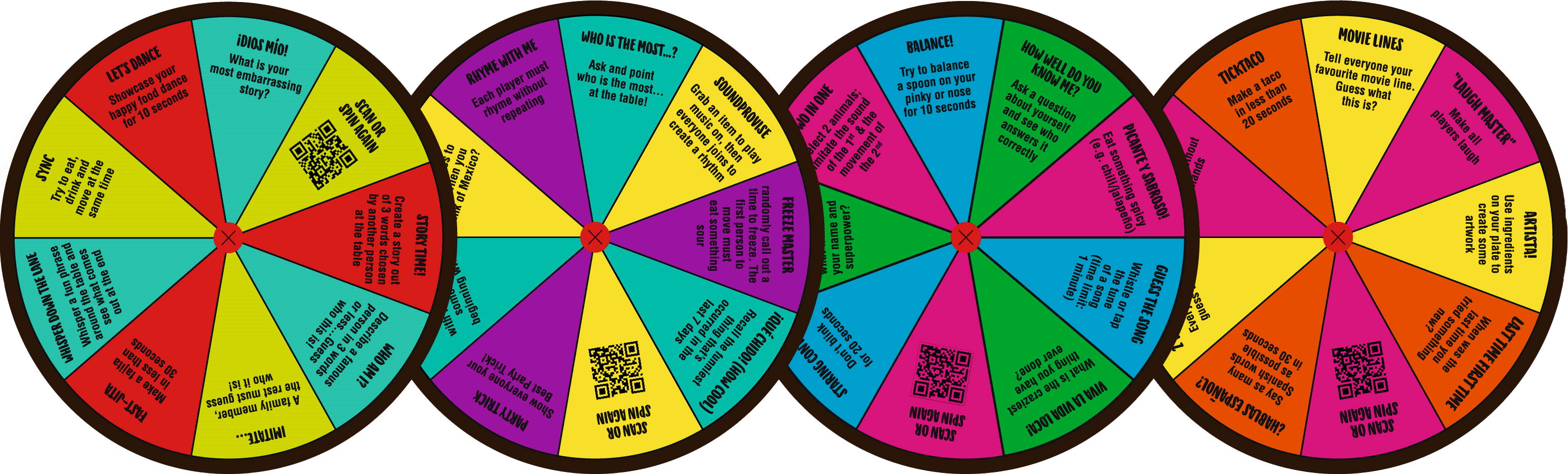 spin wheels